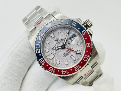 ROLEX GMT-Master II 40MM 904L Steel Cal.3186 Movement Watch